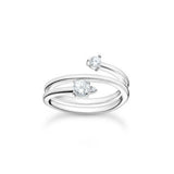 Thomas Sabo Dancing Stones Silver Twist Ring