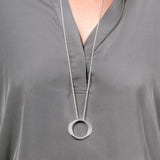 Maureen Lynch Wave Sterling Silver Large Necklace