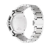 Gucci G-Chrono Quartz Silver Steel Black Dial 44mm Watch YA101204