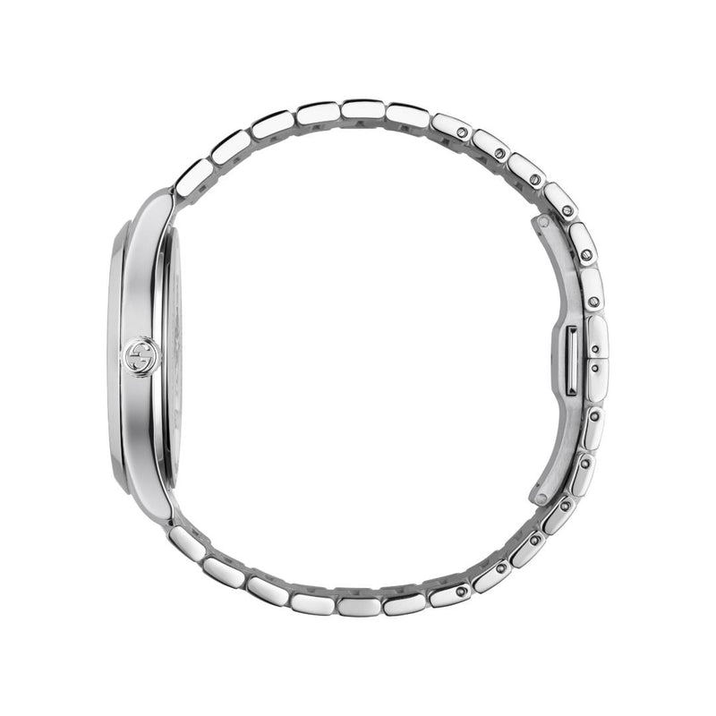 Gucci G-Timeless Quartz Black Dial Steel 38mm Watch YA1264029A