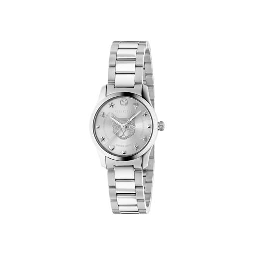 Gucci G-Timeless Feline Head Motif Ladies Watch YA126595
