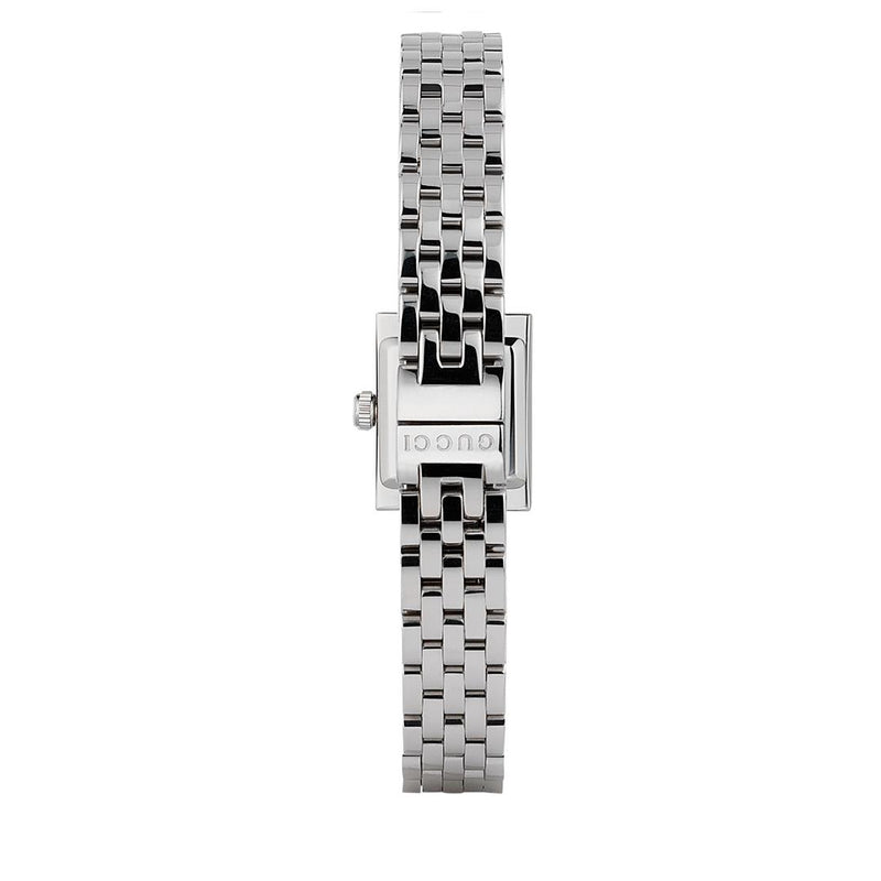 Gucci G-Frame Square Black Dial Steel Ladies Watch YA128507