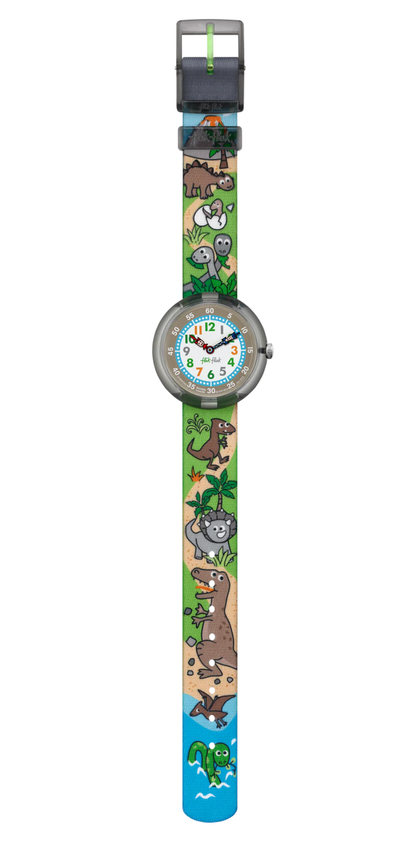 Swatch Flik Flak Sauruses Return Quartz 31.85mm Watch FBNP048