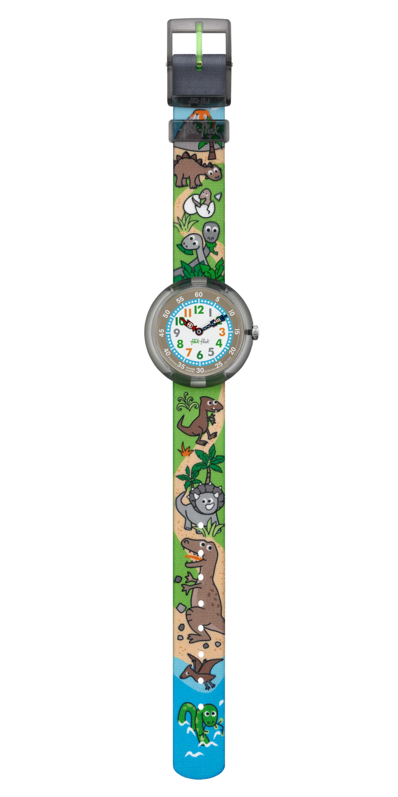 Swatch Flik Flak Sauruses Return Quartz 31.85mm Watch FBNP048