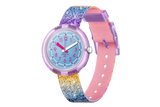 Swatch Flik Flak Shine in Rainbow Quartz 31.85mm Watch FBNP128