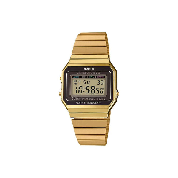 Casio Vintage Gold Steel Watch A700WEG-9AEF