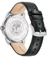 Citizen Eco Drive Black Leather Strap 42mm Mens Watch BM8550-14A