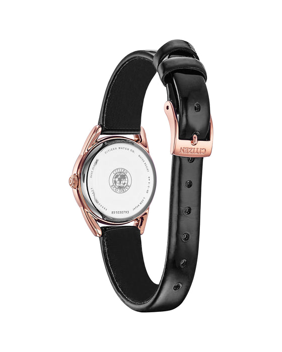 Citizen Mini Eco Drive Leather Strap 27mm Ladies Watch EM0688-01E