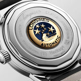 Longines Conquest Heritage Automatic Black Leather strap 35mm Watch L16114752