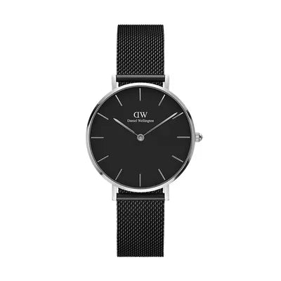 Daniel Wellington Classic Petite Ashfield Quartz Black Mesh 28mm Ladies Watch DW00100245