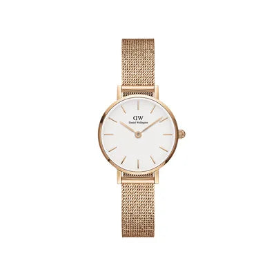 Daniel Wellington Classis Petite Pressed Melrose Rose Gold Steel 24mm Ladies Watch DW00100447