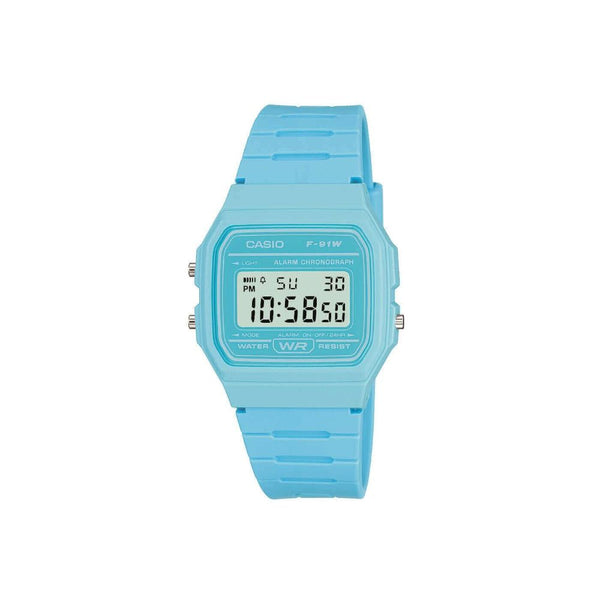 Casio Blue Watch F-91WC-2AEF