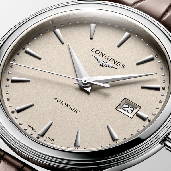 Longines Flagship Automatic 40mm Leather Strap Mens Watch L49844792