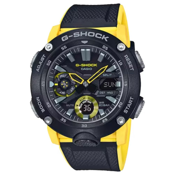 Casio G-Shock Carbon Core Analog-Digital Black Dial Watch GA-2000-1A9ER