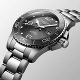 Longines Hydroconquest Automatic Grey Ceramic 43mm Mens Watch L37824766