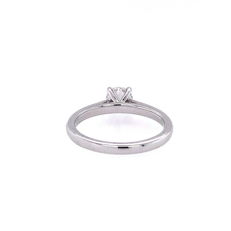 18ct White Gold Solitaire 0.80ct Diamond Ring