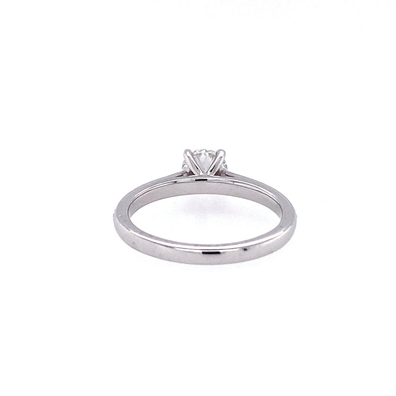 18ct White Gold Solitaire 0.80ct Engagement Ring