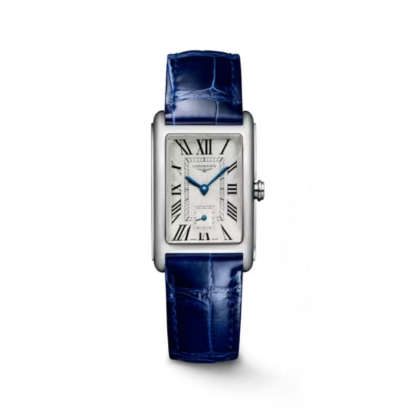 Longines Dolcevita Quartz 23.3mm x 37mm Navy Leather Watch L55124717