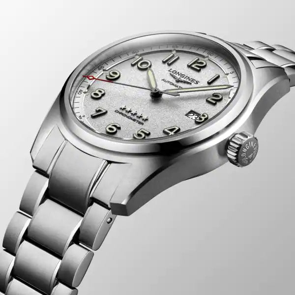 Longines Spirit Automatic Steel White Dial Chronometer 42mm Mens Watch L38114736