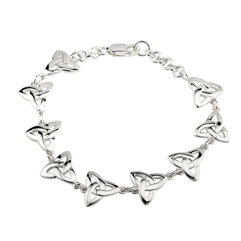 Sterling Silver Trinity Knot Bracelet