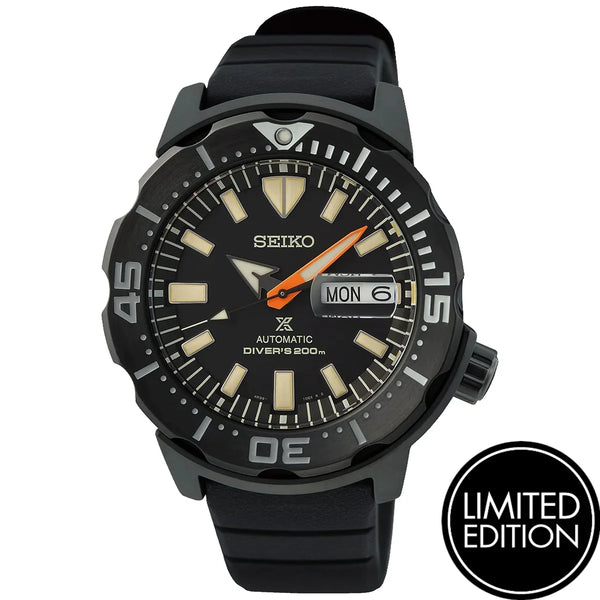 Seiko Prospex Black Series Monster Limited Edition 42.4mm Mens Watch SRPH13K1