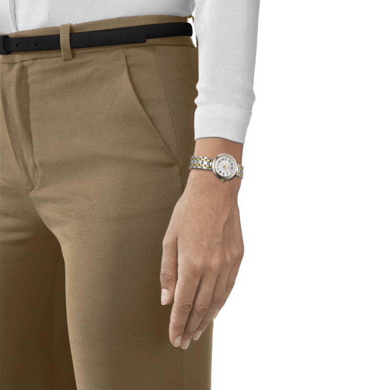 Tissot Bellissima Small Lady Quartz Gold Steel 26mm Watch T1260102201300